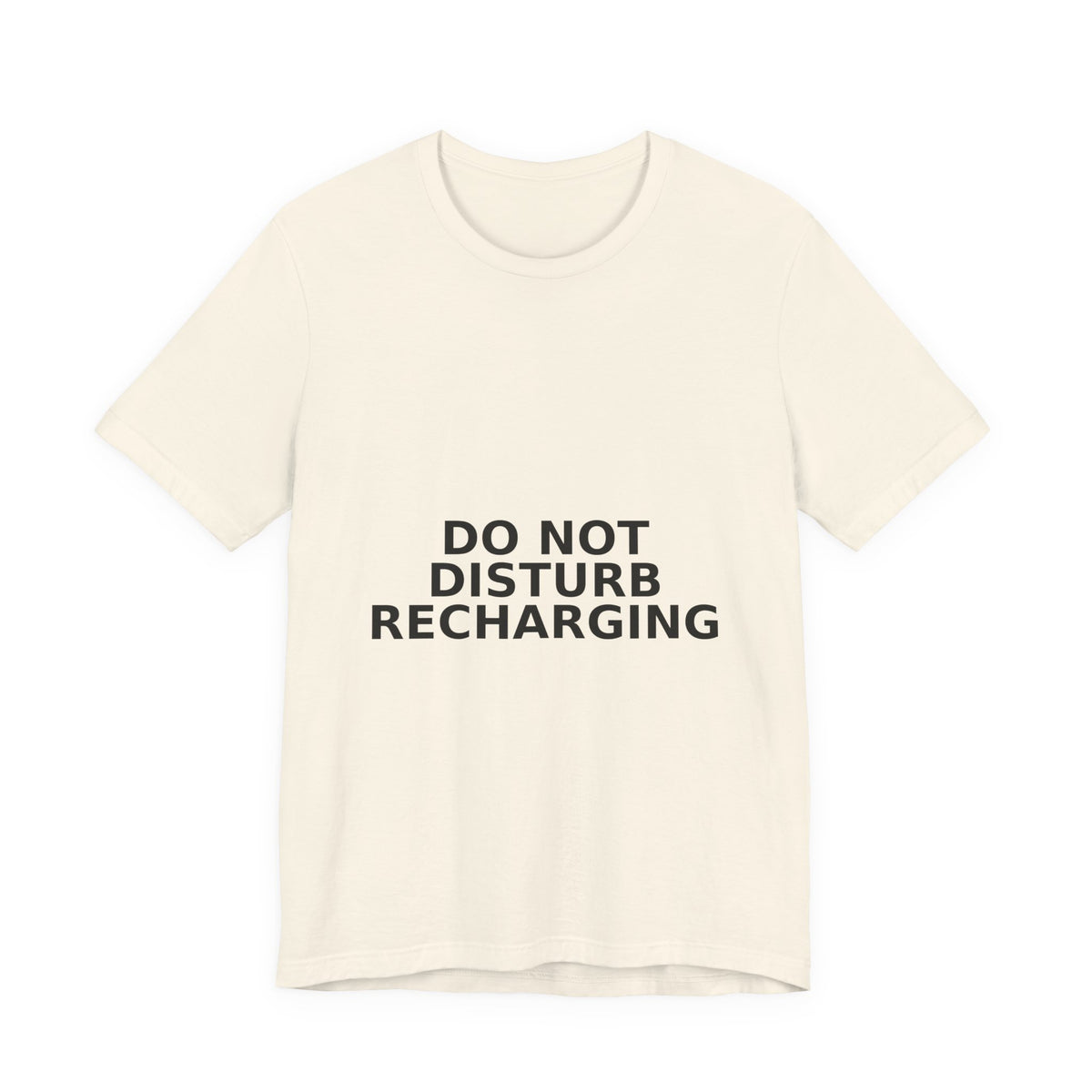 Do Not Disturb / Recharging - Funny Introvert Gift Tee