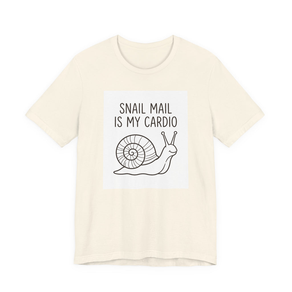 Snail Mail Is My Cardio Shirt | Funny Introvert Tee | Stationery Lover Gift