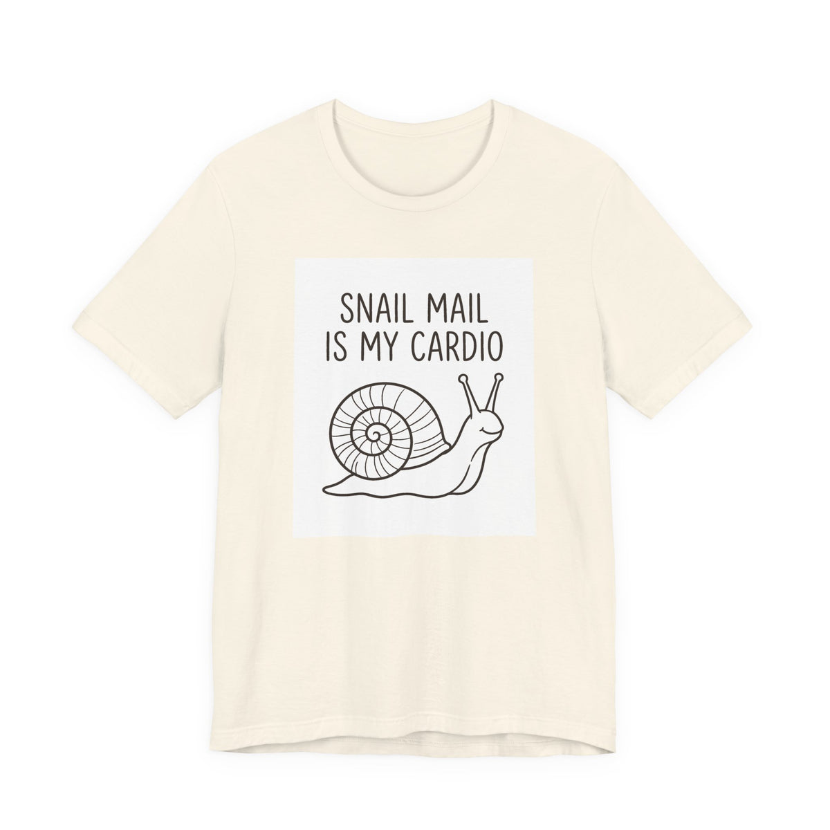 Snail Mail Is My Cardio Shirt | Funny Introvert Tee | Stationery Lover Gift
