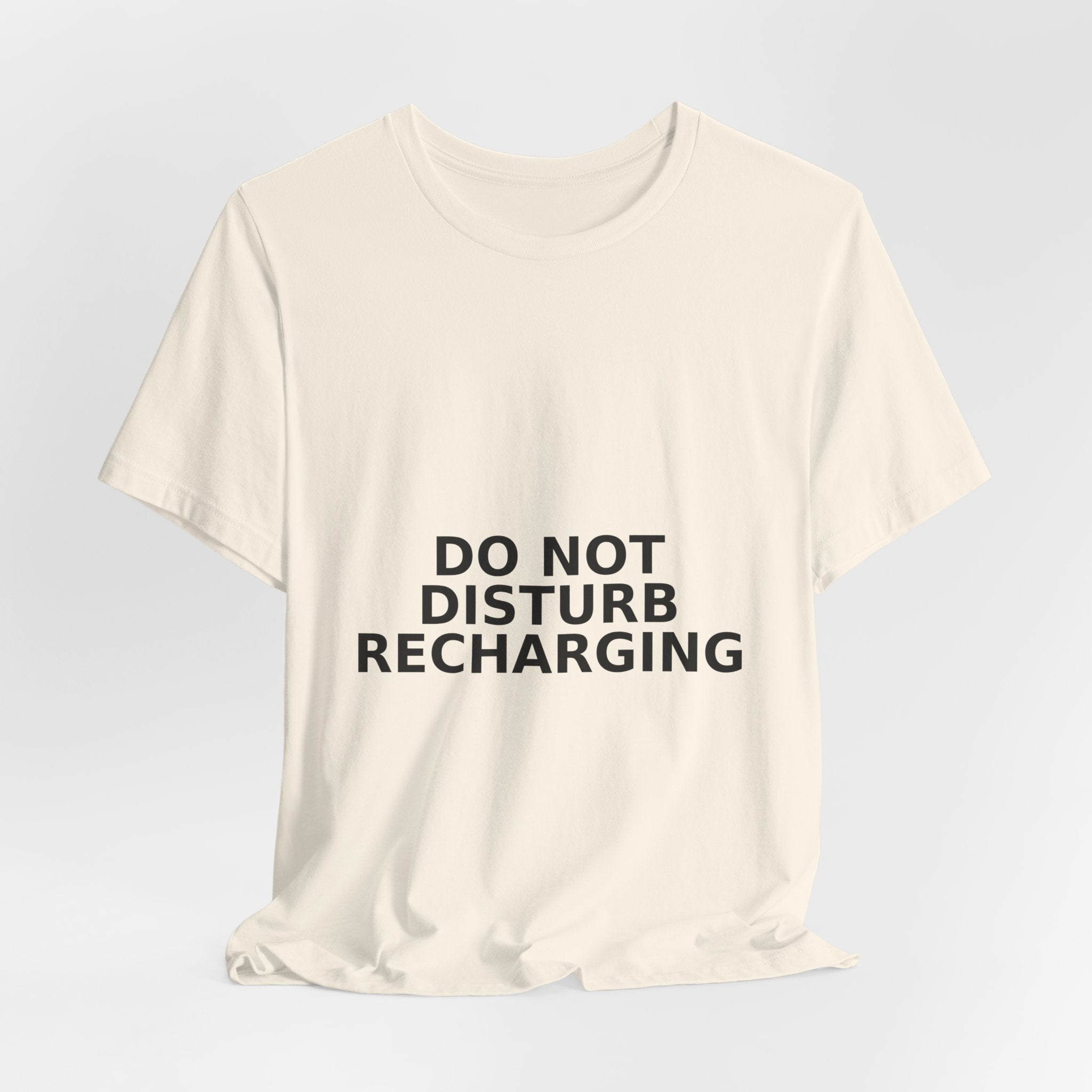 Do Not Disturb / Recharging - Funny Introvert Gift Tee